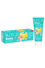 Nessiworld ROCS Baby Toothpaste Banana Puree Flavor 0-3 Years 45 Gr
