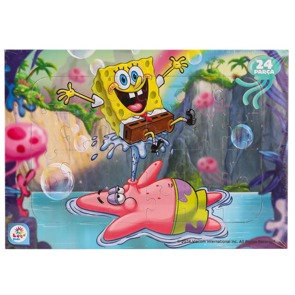 Nessiworld SB7978 Spongebob Frame Puzzle 24 Pieces -Laçokids