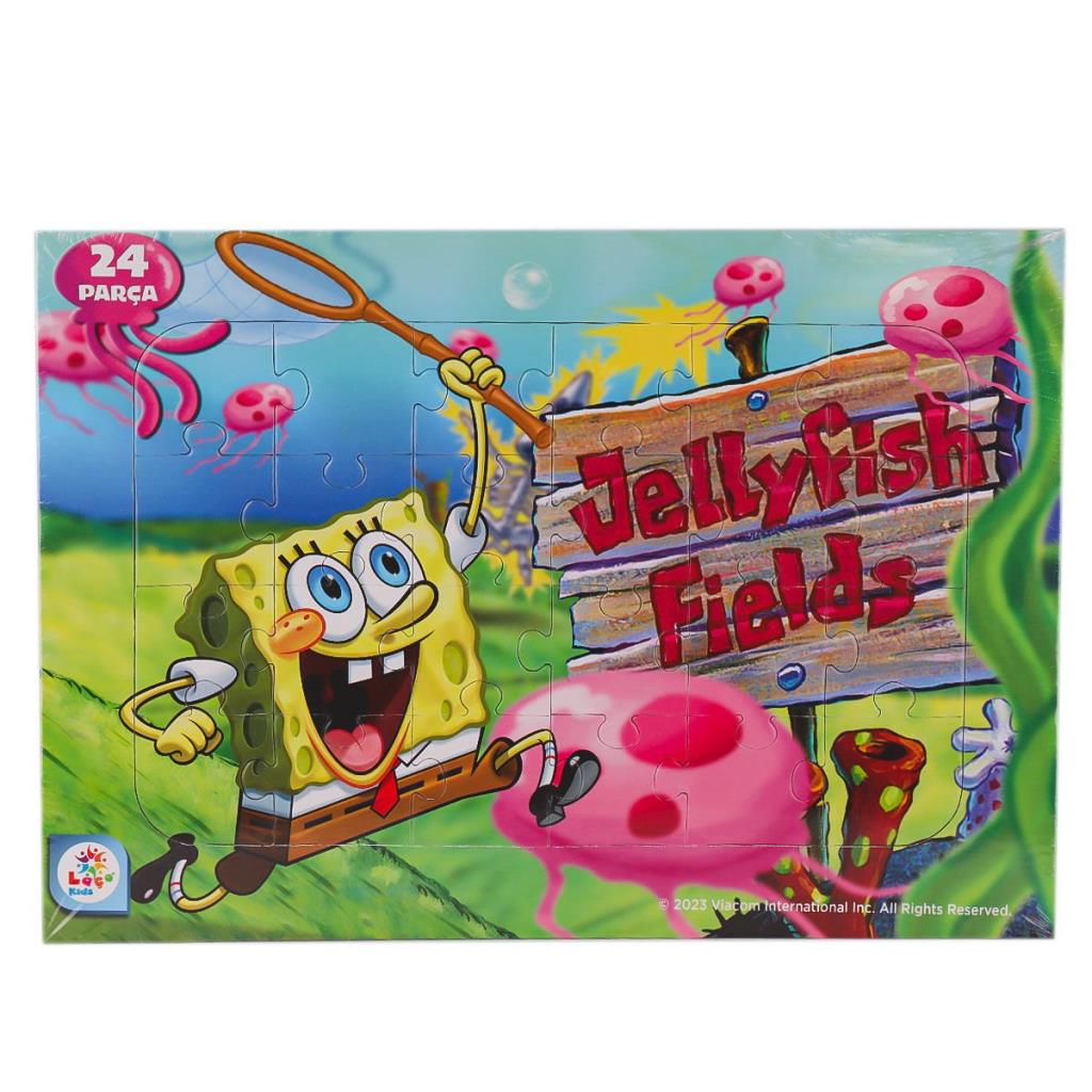 Nessiworld SB7979 Spongebob 24 Piece Frame Puzzle with Rhinestone -Laçokids