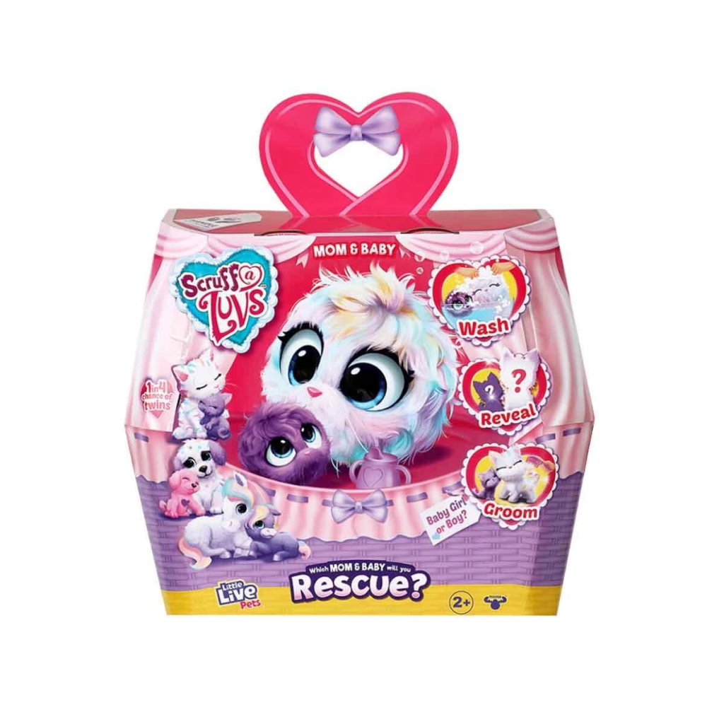 Nessiworld Scruff A Luvs Mother and Baby Surprise Box CRU09000
