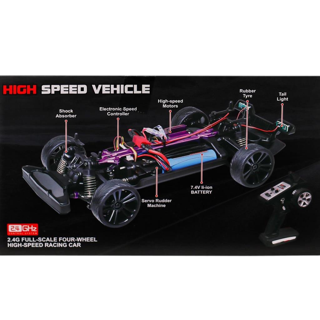 Nessiworld SCY-16303 Kumandalı Hızlı ve Profesyonel Drift 4x4 -Gepettoys