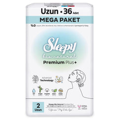 Nessiworld Sleepy Bio Natural Premium Plus Mega Long Pad 36 Pieces