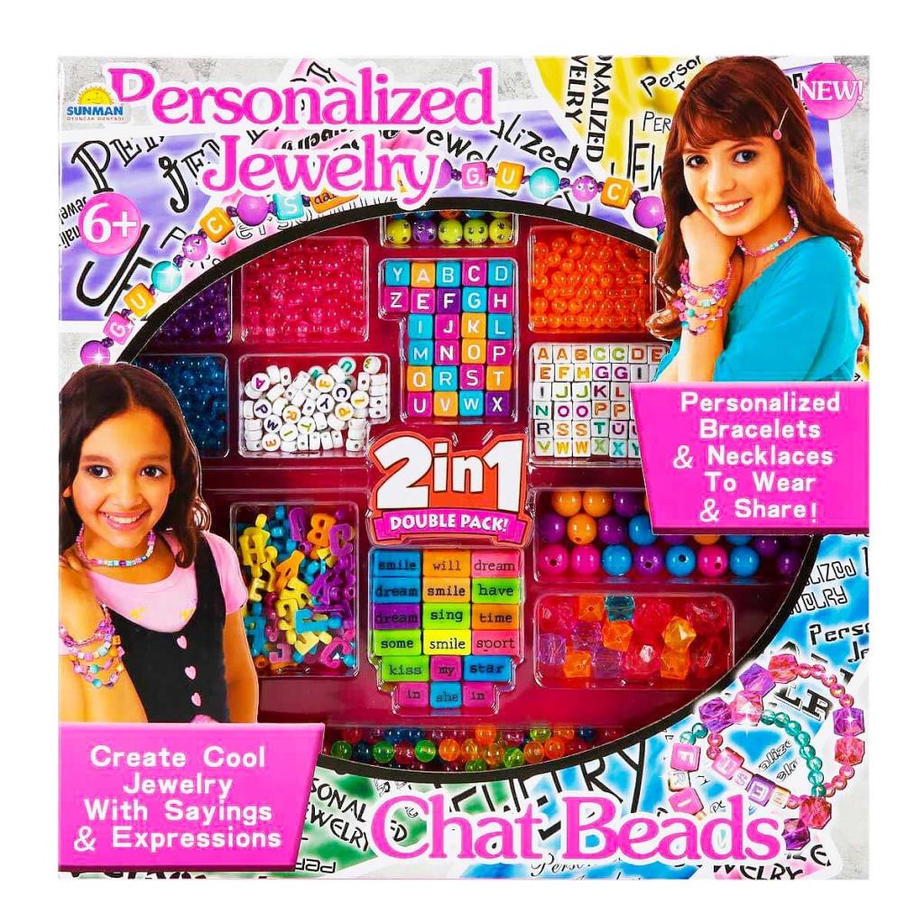 Nessiworld Sunman 2 en 1 Kit de loisirs créatifs avec perles lettres