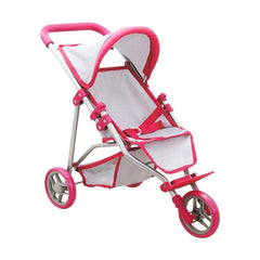 Nessiworld Sunman 3 Wheel Pink Grey Stroller