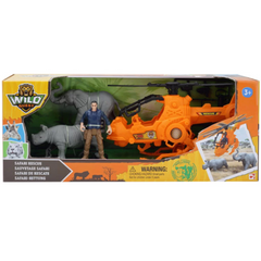 Nessiworld Wild Quest Safari Animal Rescue Playset