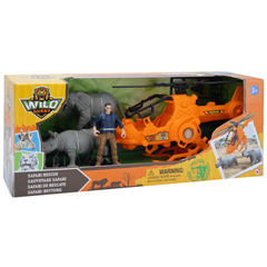 Nessiworld Wild Quest Safari Animal Rescue Playset
