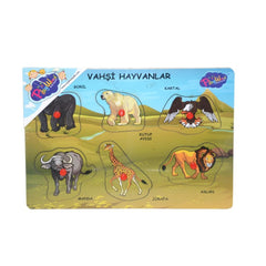 NessiWorldONY-328 329 Decade, Wood-Holding Wild Animals