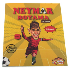 Nessiworld Neymar Sticker Mask Coloring Book