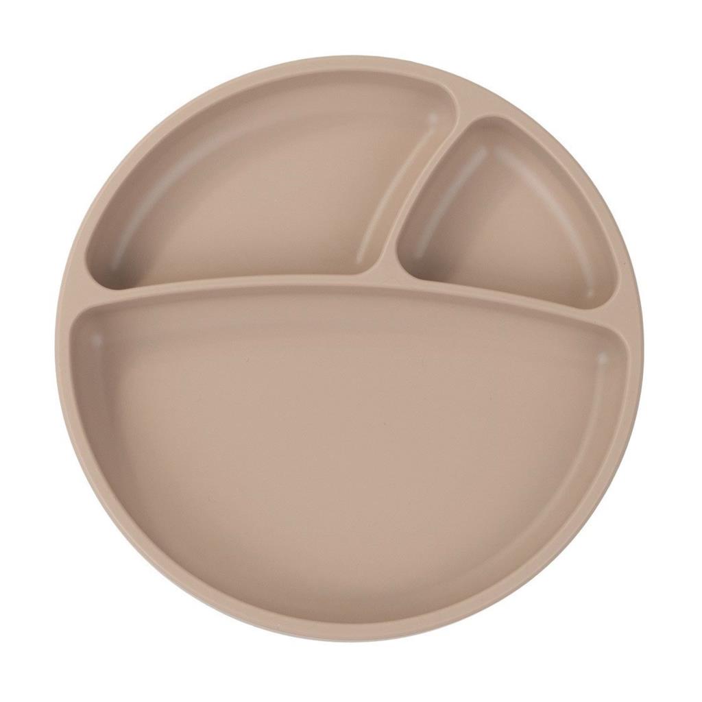 Nessiworld Portion Vacuum Based Silicone Plate Bubble Beige