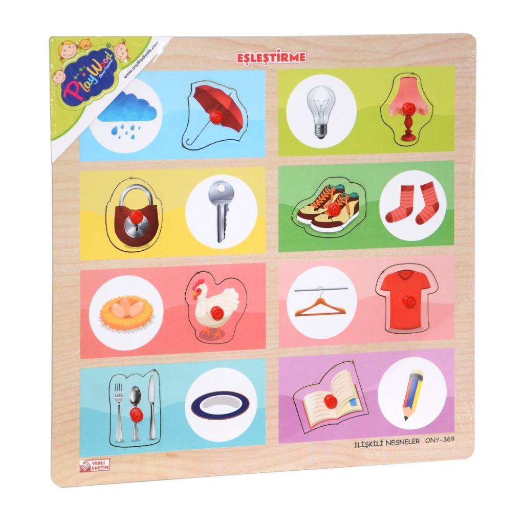 ONY-369-370 Wooden Handle Matching Related Objects -Onyil