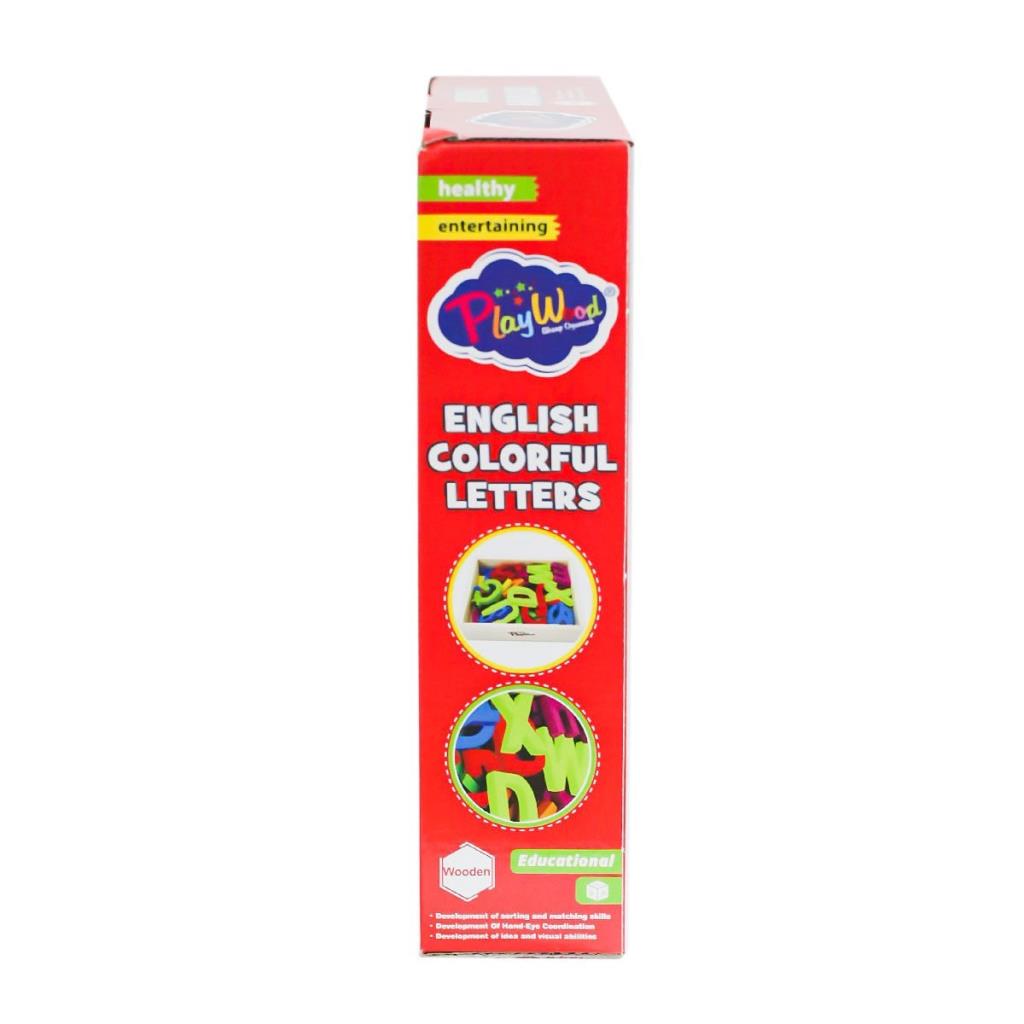 Nessiworld ONY-402 Wooden Colored Letters 33 Pieces -On Yıl Oyuncak