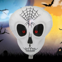 Nessiworld NessiWorld Spider Web Patterned Skeleton Foil Balloon