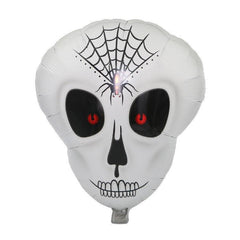 Nessiworld NessiWorld Spider Web Patterned Skeleton Foil Balloon