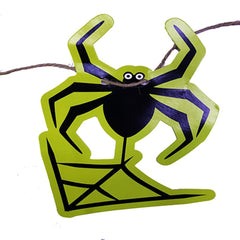 NessiWorld Spider Shaped Hanging Halloween Pennant Banner 2 Meters