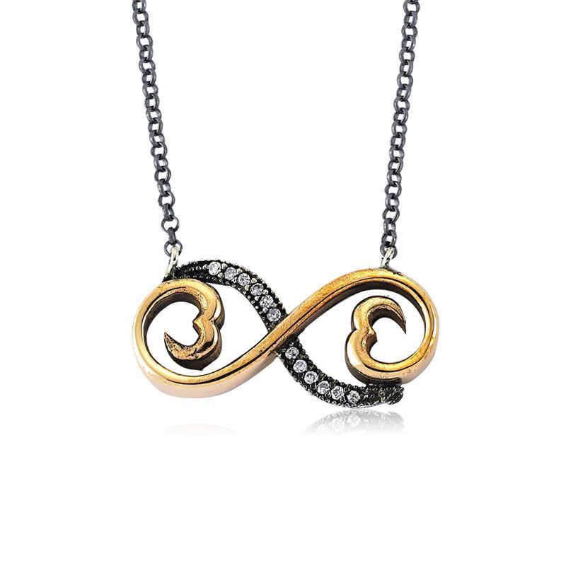 Silver Authentic Infinity Women's Necklace