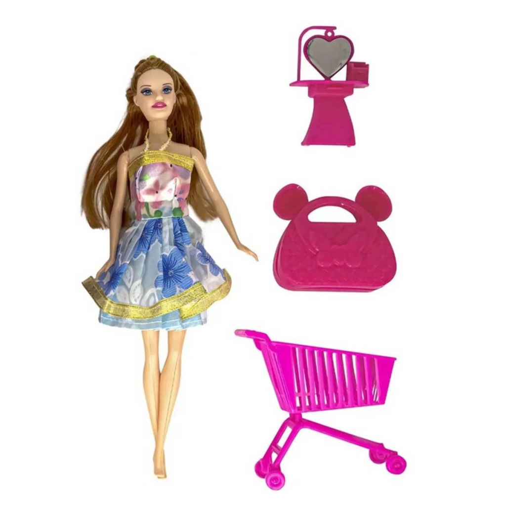 Oydaş Anlily Market With Cart And Bag