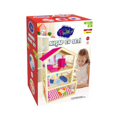 NessiWorld Wooden Toy House Set