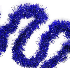 Nessiworld Mega Thick Glitter Decoration for Party 2 Meters Length 10 cm Width Blue Imported