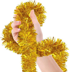 Nessiworld Party Glitter Ornament 2 Meters Length 6 cm Width Gold Color Imported