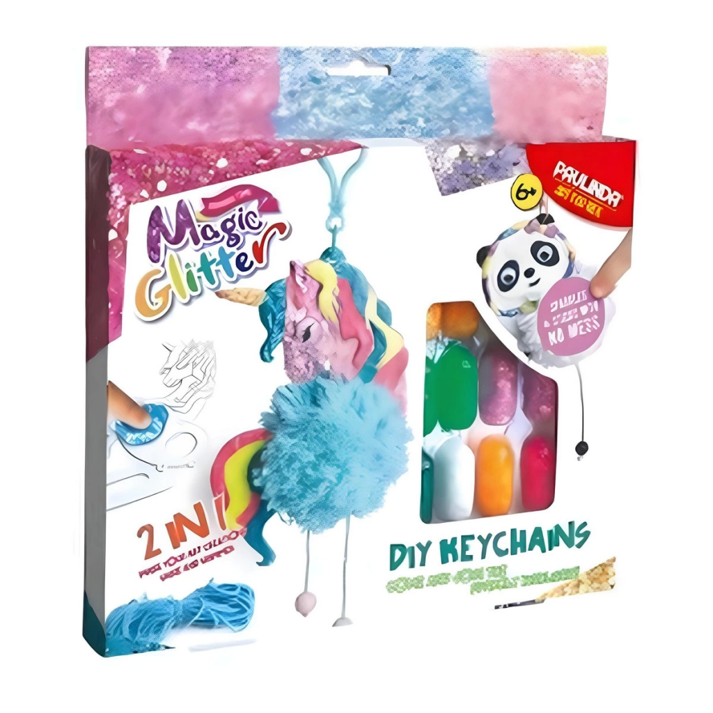 Nessiworld Paulinda Magic Glitter 2n1 DIY Keychains Hobby Set S00095608