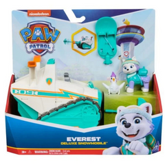 Nessiworld Paw Patrol Everest Snow Shovel Vehicle Figure Set
