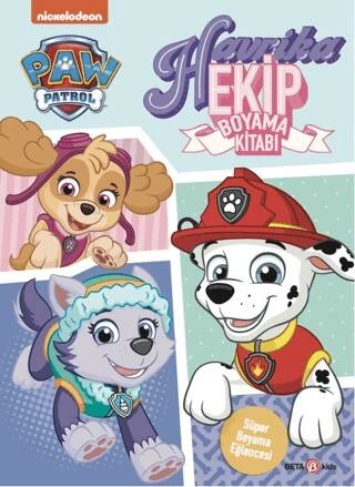Livre de coloriage de l'équipe Havrika de la Pat' Patrouille de Nessiworld
