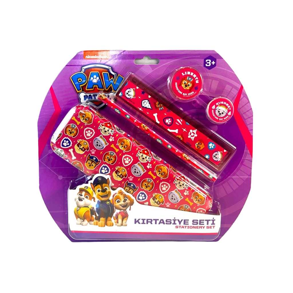 Nessiworld Paw Patrol Stationery Set 5 Pieces with Pencil Case