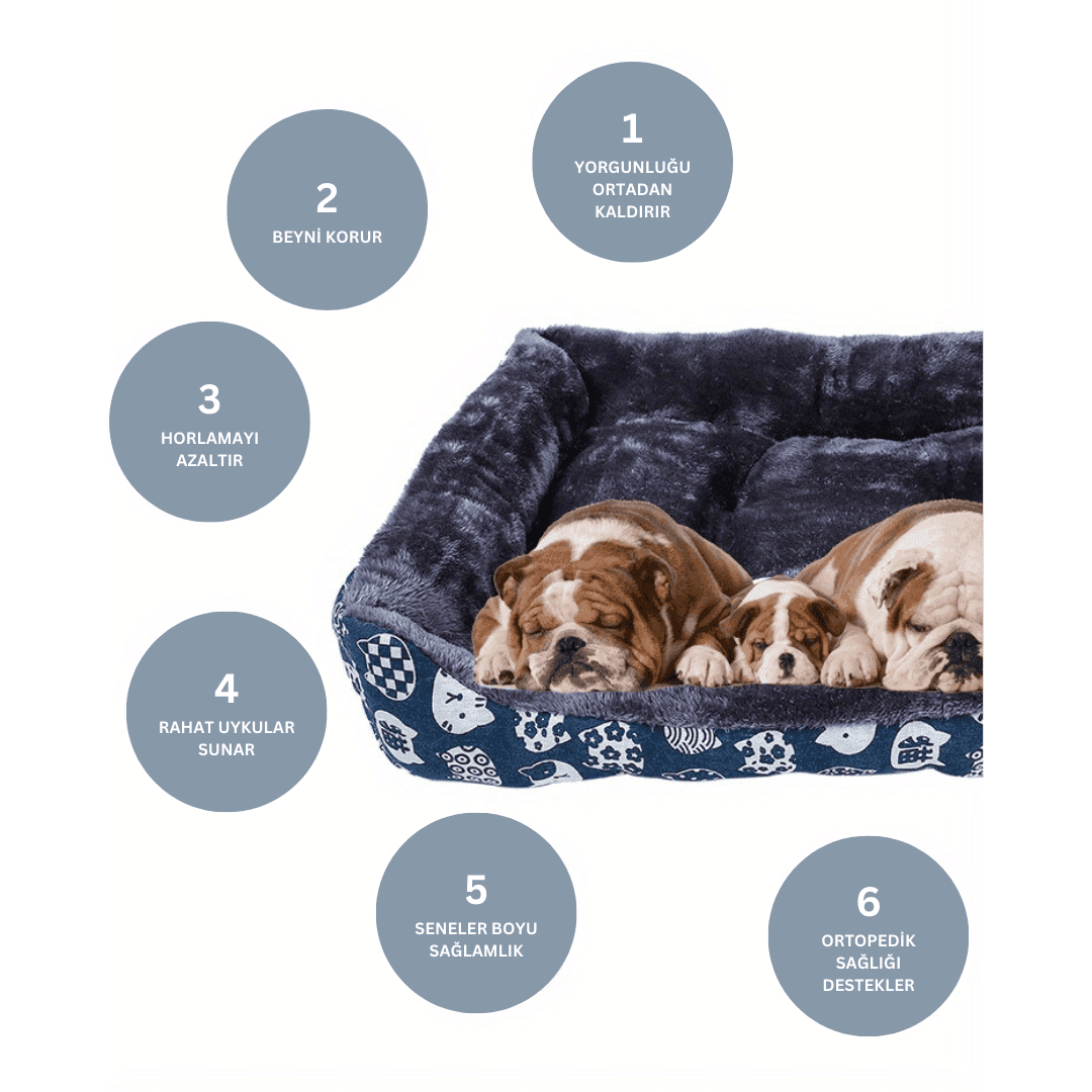 Paw Portal Ekstra Yumuşak Kedi Köpek Yatağı - MeanYou