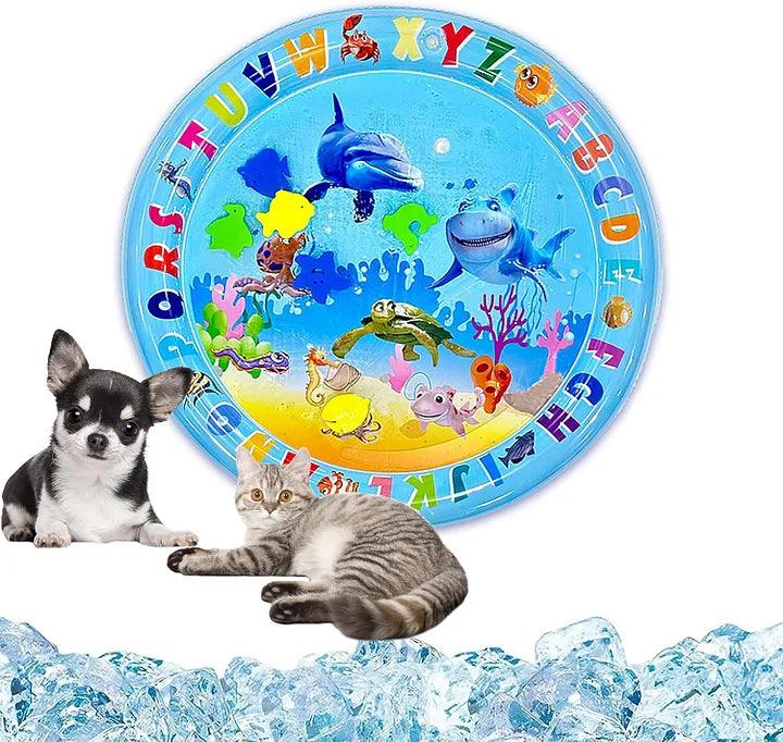 Paw Portal Evcil Hayvanlar İçin Şişme Su Oyun Matı - MeanYou
