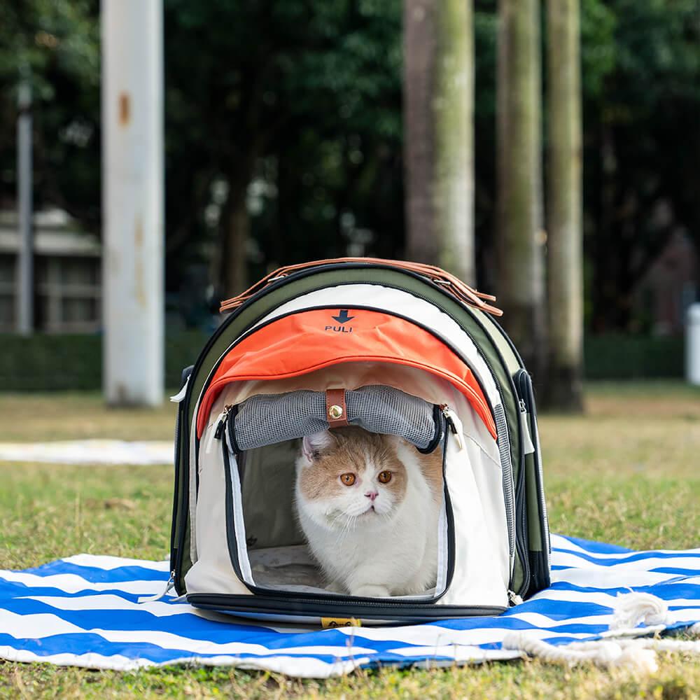 Paw Portal Kedi Köpek Açılabilir Büyük Seyahat Çantası - MeanYou