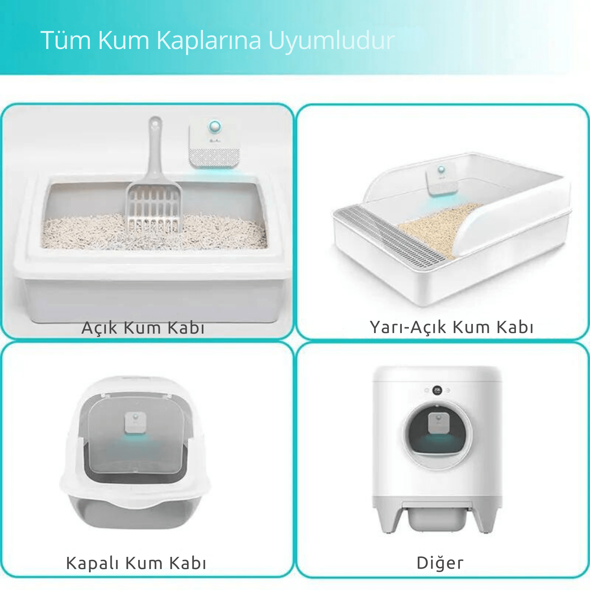 Paw Portal Kedi Kumu Kabı Koku Giderici - MeanYou