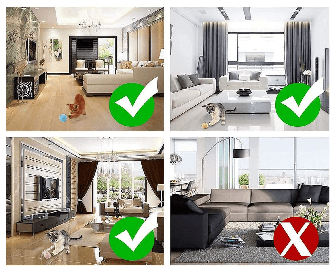 Paw Portal Sesli Top Kedi Oyuncağı - MeanYou