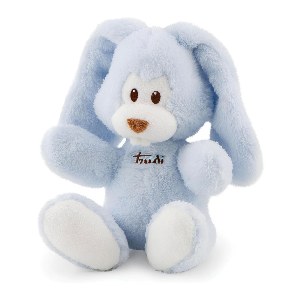 Peluche Lapin Cremino Bleu Clair Nessiworld