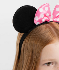 Nessiworld Pink Bow Minnie Mouse Crown Mini Ears