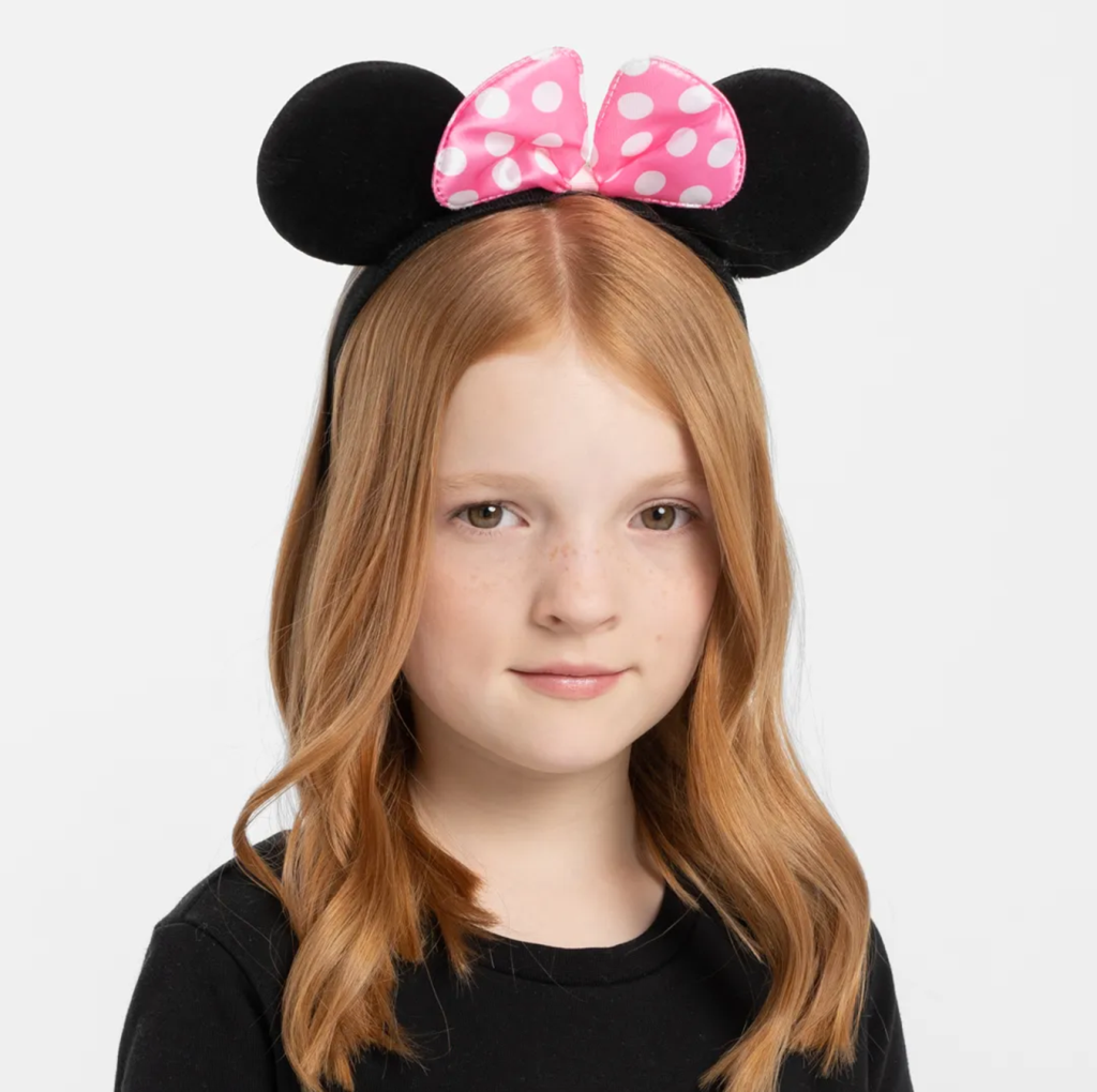 Nessiworld Pink Bow Minnie Mouse Crown Mini Ears