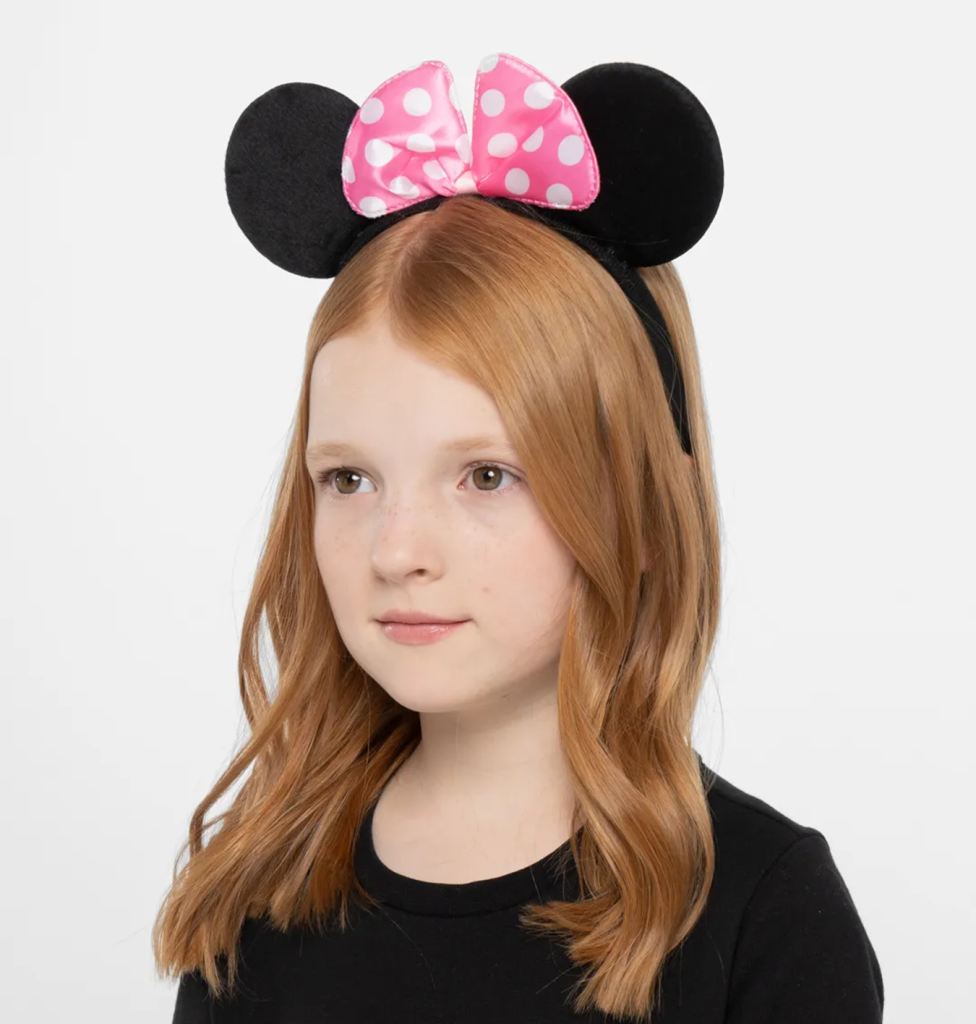 Nessiworld Pink Bow Minnie Mouse Crown Mini Ears