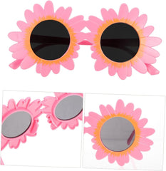 NessiWorld PinkColorDaisyShapedPartyGlasses18x10cm