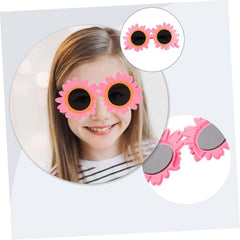 NessiWorld PinkColorDaisyShapedPartyGlasses18x10cm
