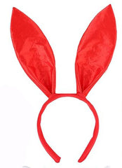 Nessiworld Pink Color Satin Finish Shapeable Rabbit Ear Headband 35x11 cm