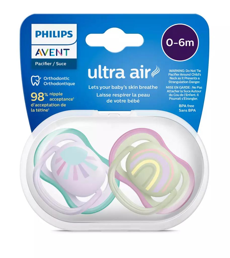 Nessiworld Philips Avent Ultra Air Pacifier 0-6 Months Girl
