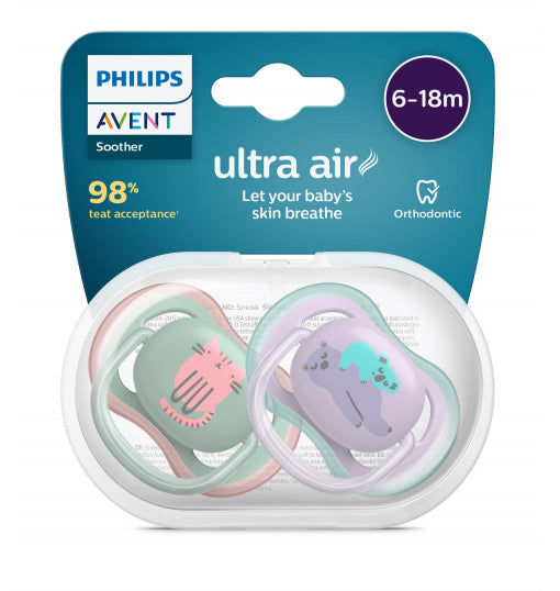 Nessiworld Avent Ultra Air Pacifier 6-18 Months Girl