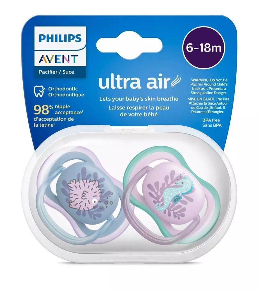 Nessiworld Philips Avent Ultra Air Pacifier 6-18 Months Girl