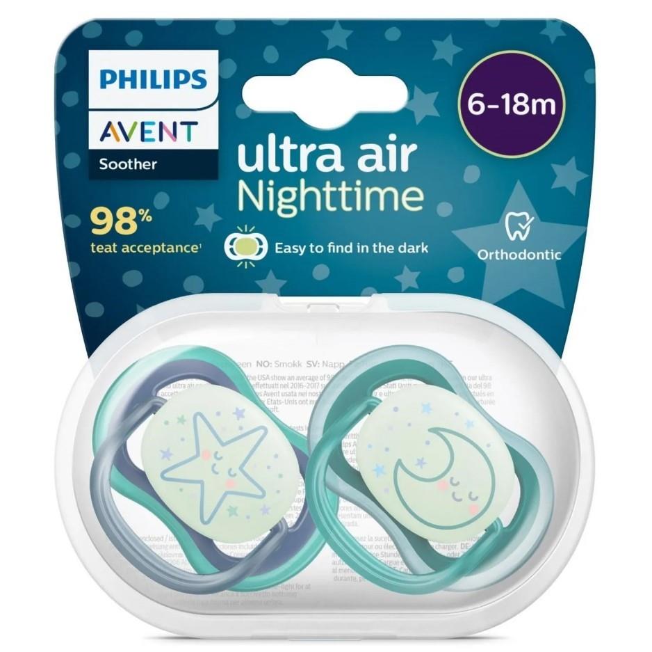 Nessiworld Philips Avent Ultra Air Night Soother 6-18 Months Male