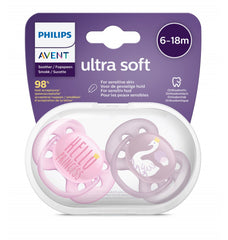 Nessiworld Avent Ultra Soft Pacifier 6-18 Months Girl