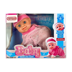 Nessiworld Battery Operated Crawling Baby with Sound