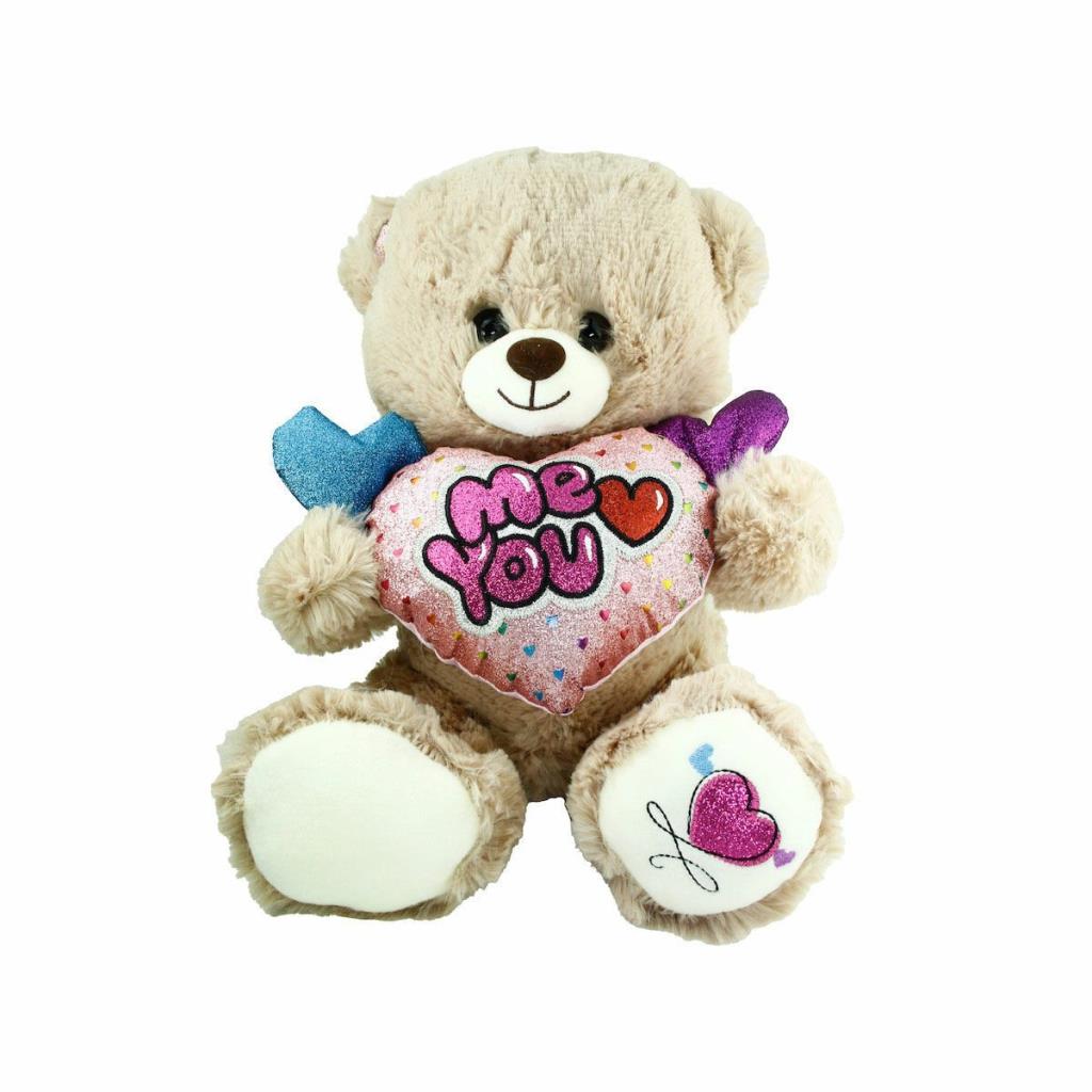 PJH2322 Plush Heart Bear 30 cm