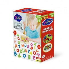 Nessiworld PlayWood Wooden Case Colorful Letters 33 Pieces 402