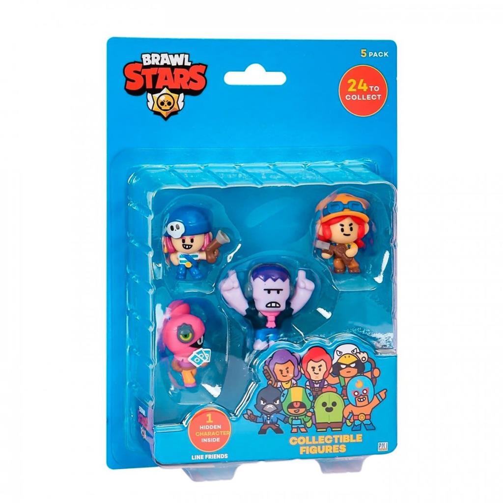 Nessiworld PMI/BRW2040 Brawl Stars 5-Piece Figure -Necotoys