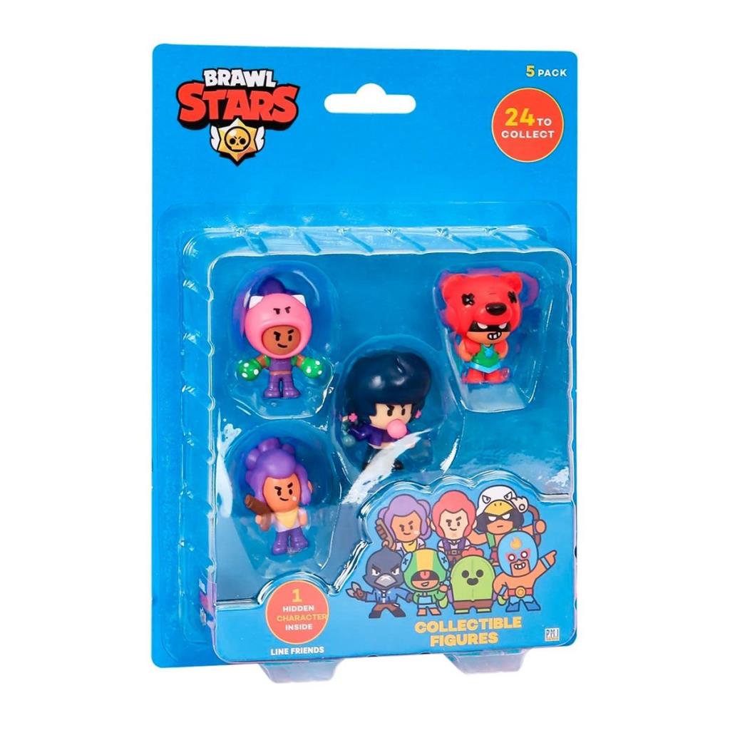 Nessiworld PMI/BRW2040 Brawl Stars 5-Piece Figure -Necotoys