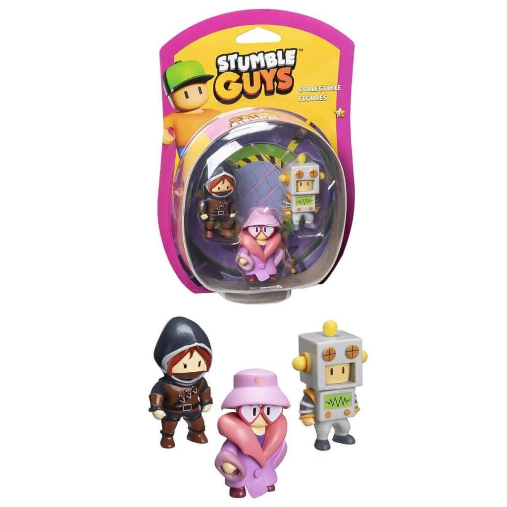 Nessiworld PMI SG2220 Stumble Guys Figür Seti 3lü -Necotoys